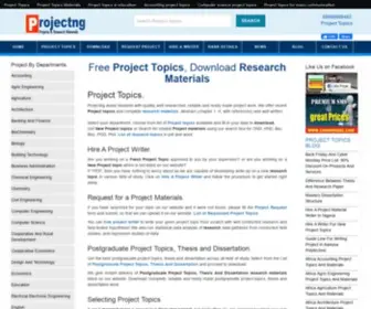 Projectng.com(Project Topics) Screenshot