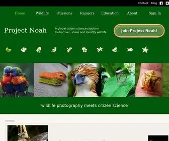 Projectnoah.org(Project Noah) Screenshot