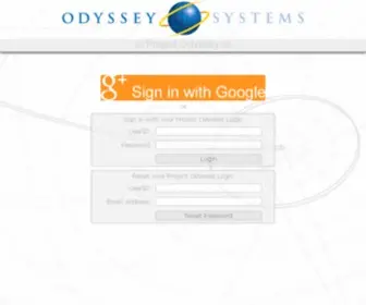 Projectodyssey.com(Project Odyssey) Screenshot