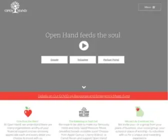 Projectopenhand.org(Open Hand Atlanta) Screenshot