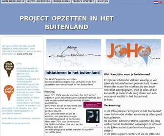 Projectopzetteninhetbuitenland.nl(Lees hier tips en info voor een goede start) Screenshot