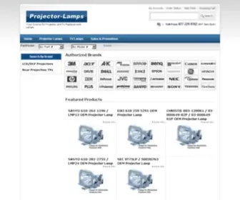 Projector-Lamps.com(Forsale Lander) Screenshot