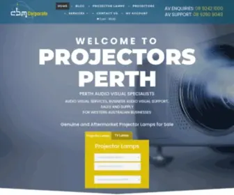 Projectors-Perth.com.au(Audio Visual Services Perth) Screenshot