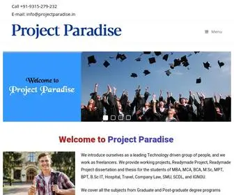 Projectparadise.in(Project Paradise) Screenshot