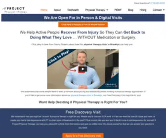 Projectphysicaltherapy.com(Physical Therapy Clinic in Brooklyn NY) Screenshot