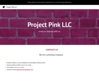 Projectpinkllc.com(Project Pink LLC) Screenshot