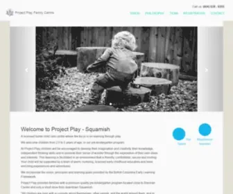 Projectplaysquamish.ca(Project Play Family Centre) Screenshot