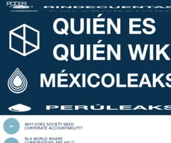 Projectpoder.org(PODER Latam) Screenshot