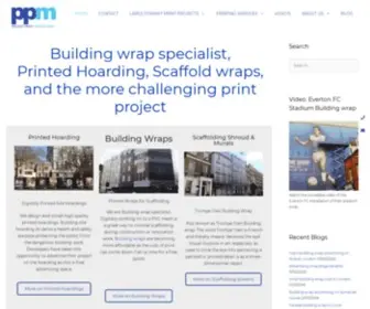 Projectprintmanagement.co.uk(Building Wrap Specialist) Screenshot