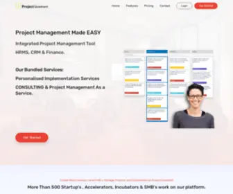 ProjectQuadrant.com(Project Management tool) Screenshot