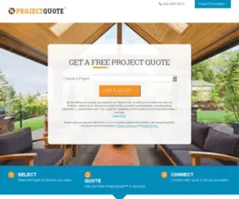 ProjectQuote.com(Get Connected to Quality Service Providers) Screenshot