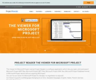 Projectreader.com(Project Reader) Screenshot