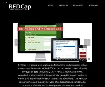 Projectredcap.org(REDCap) Screenshot