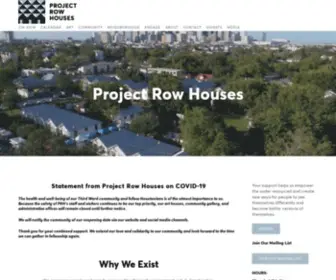 Projectrowhouses.org(Project Row Houses) Screenshot