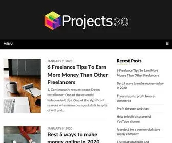 Projects-30.com(Projects 30) Screenshot