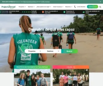 Projects-Abroad-LA.org(Voluntariado y Pasantías en el Extranjero) Screenshot