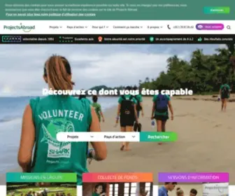 Projects-Abroad.fr(Découvrez ce dont vous êtes capable) Screenshot
