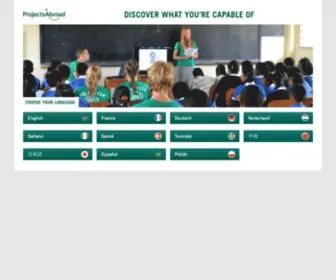 Projects-Abroad.ru(Projects Abroad Global) Screenshot