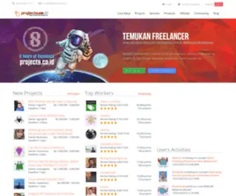 Projects.co.id(Cari Freelancer Indonesia) Screenshot