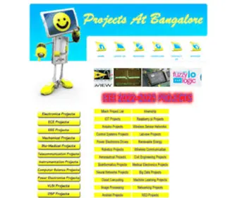 Projectsatbangalore.com(M-Tech Projects) Screenshot