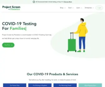 Projectscreen.co.uk(Project Screen by Prenetics) Screenshot