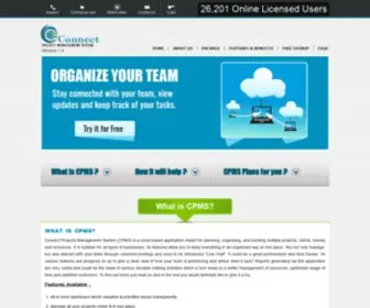 Projectsmanagementsystem.com(Connect Projects Management System) Screenshot