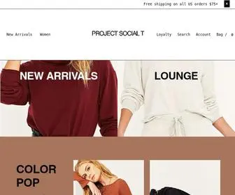 Projectsocialt.com(Shop Project Social T's online collection) Screenshot