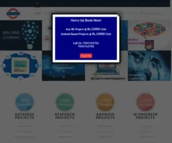 Projectstation.co.in(Final year project for BE) Screenshot