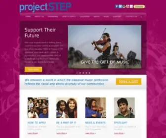 Projectstep.org(Project STEP) Screenshot