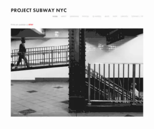 Projectsubwaynyc.com(New York City (NYC)) Screenshot