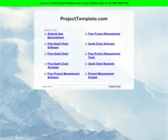 Projecttemplate.com(Projecttemplate) Screenshot