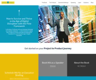 Projecttoproduct.org(Learn why the shift from project to product) Screenshot