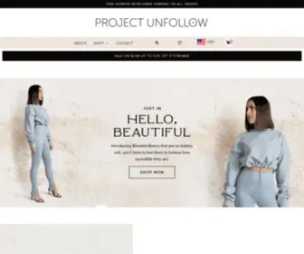 Projectunfollow.com(Project Unfollow) Screenshot