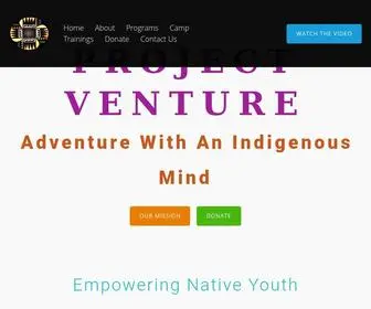 Projectventure.org(Adventure with an Indigenous Mind) Screenshot