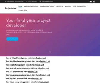 Projectwale.com(Final year projects computer science) Screenshot