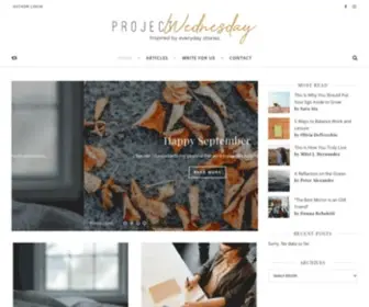 Projectwednesday.org(Project Wednesday) Screenshot
