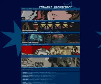 Projectwonderboy.com(Project Wonderboy) Screenshot