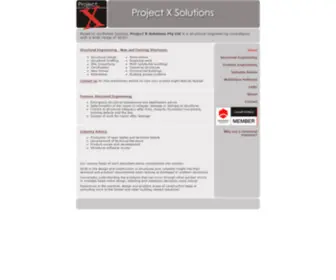 ProjectXsolutions.com.au(Structural Engineers) Screenshot