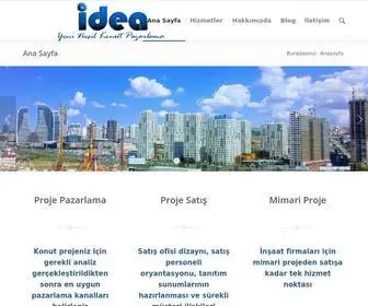 Projeidea.com(Konut pazarlama) Screenshot