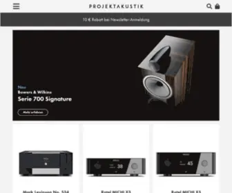 Projekt-Akustik.de(Projekt Akustik) Screenshot