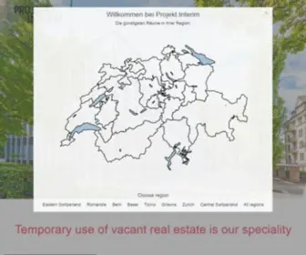 Projekt-Interim.ch(Projekt Interim) Screenshot