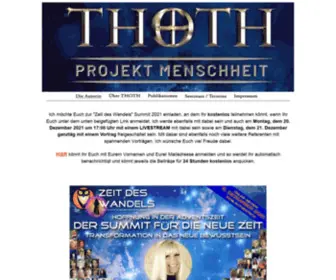 Projekt-Menschheit.com(Webseite von Kerstin Simoné) Screenshot