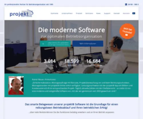 Projekt-Software.de(Projekt Software) Screenshot