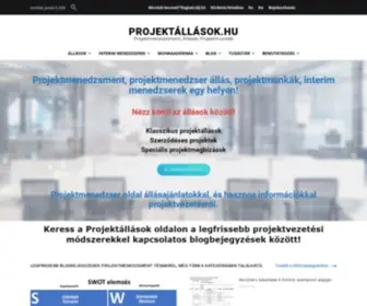 Projektallasok.hu(Projektvezetési módszerek) Screenshot