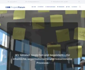 Projektforum.ch(ProjektForum AG) Screenshot