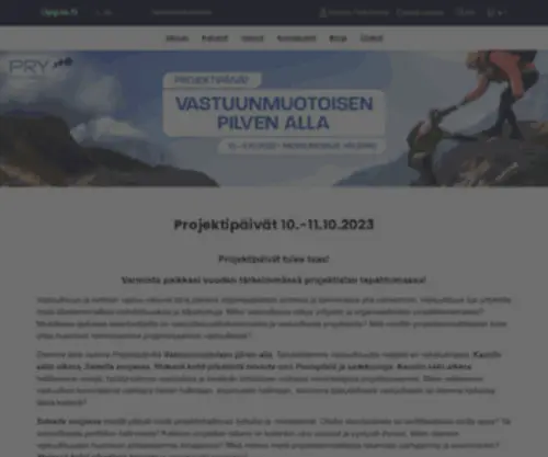 Projektipaivat.fi(Projektipäivät 17) Screenshot