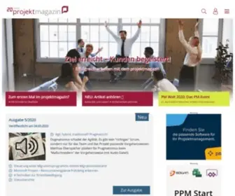 Projektmagazin.de(Das Projektmanagement) Screenshot