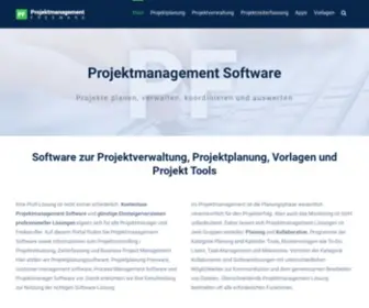 Projektmanagement-Freeware.de(Projektmanagement Freeware) Screenshot