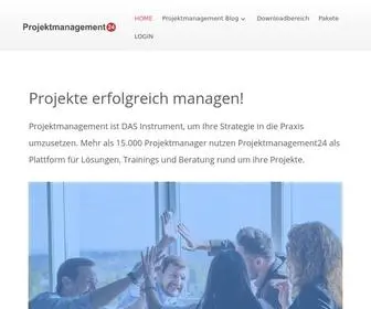 Projektmanagement24.de(Mit Projektmanagement Ziele erreichen) Screenshot