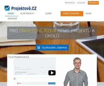 Projektove.cz(Řízení projektů online) Screenshot